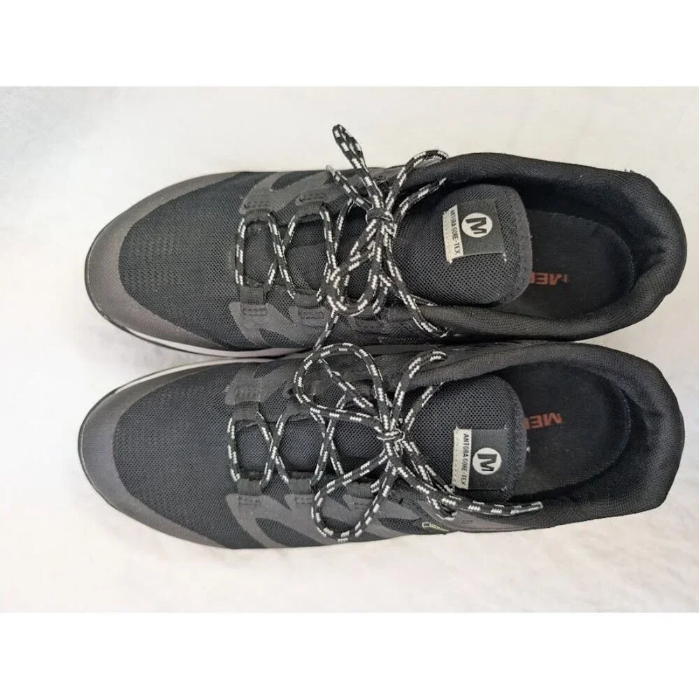 Merrell Qform2 low top hiking shoe black & white vibram women's sz 10.5 SH10 - Picture 7 of 9